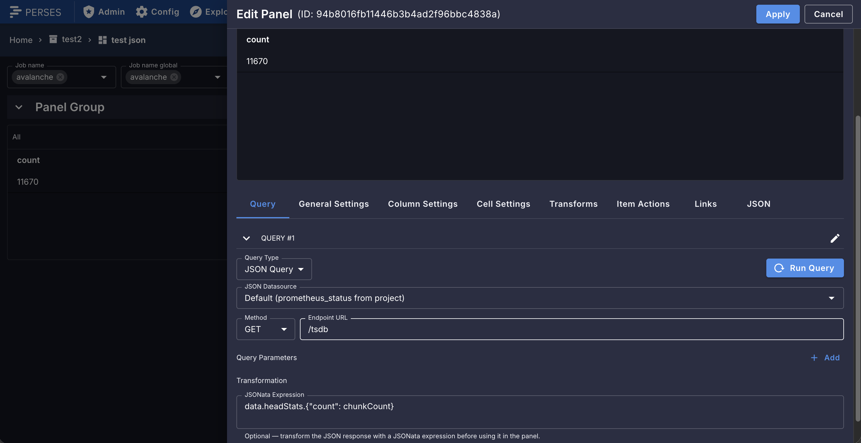 JSON query
