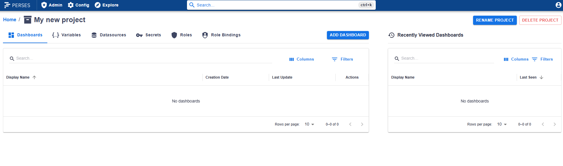 project page